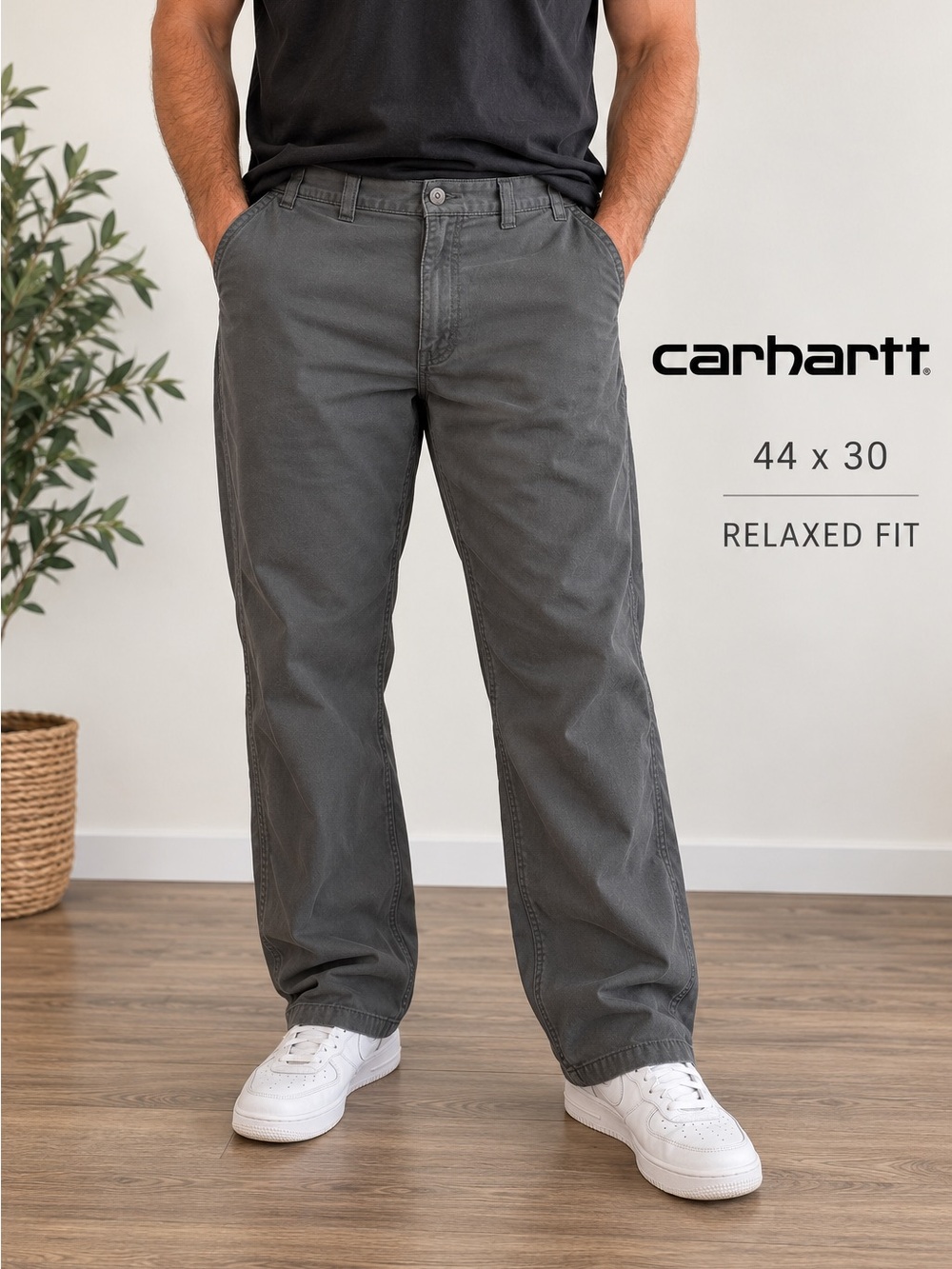 Carhartt Men's Relaxed Fit Jeans - Charcoal